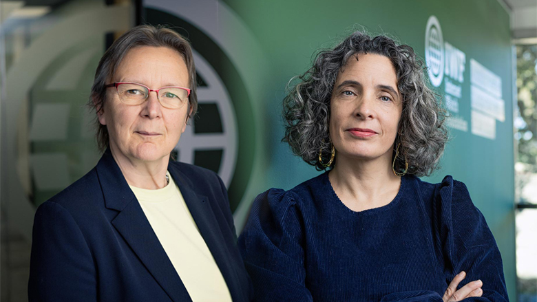 IWF Chair, Catherine Brown and IWF CEO, Kerry Smith