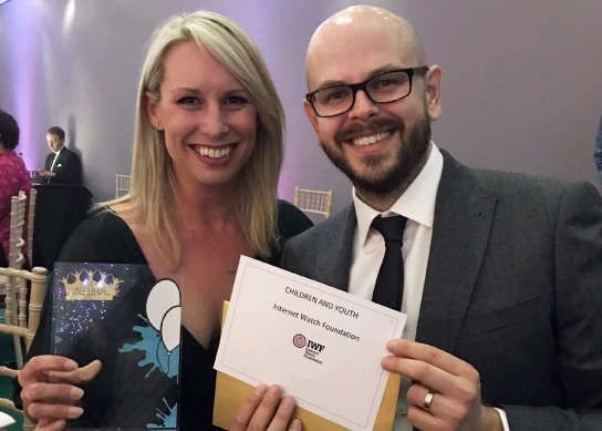 Internet charity work recognised as ‘exceptional’ with prestigious award