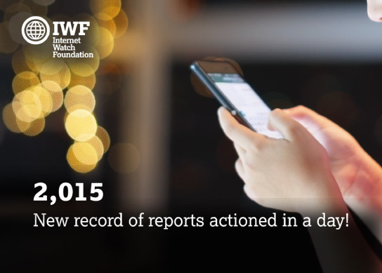 IWF breaks record for actioning reports in a single day 