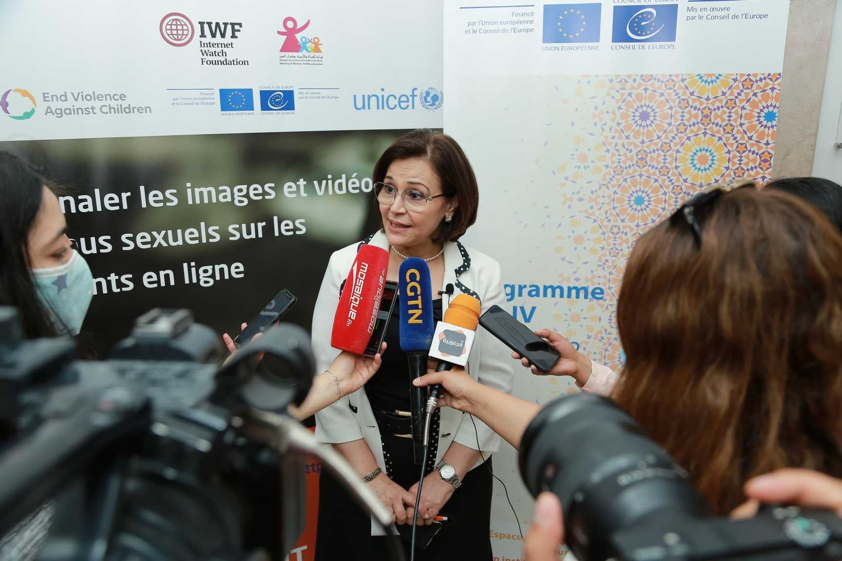 Mme Imen Zahwani Houimel, Minister for Women, Family and the Elderly in Tunisia